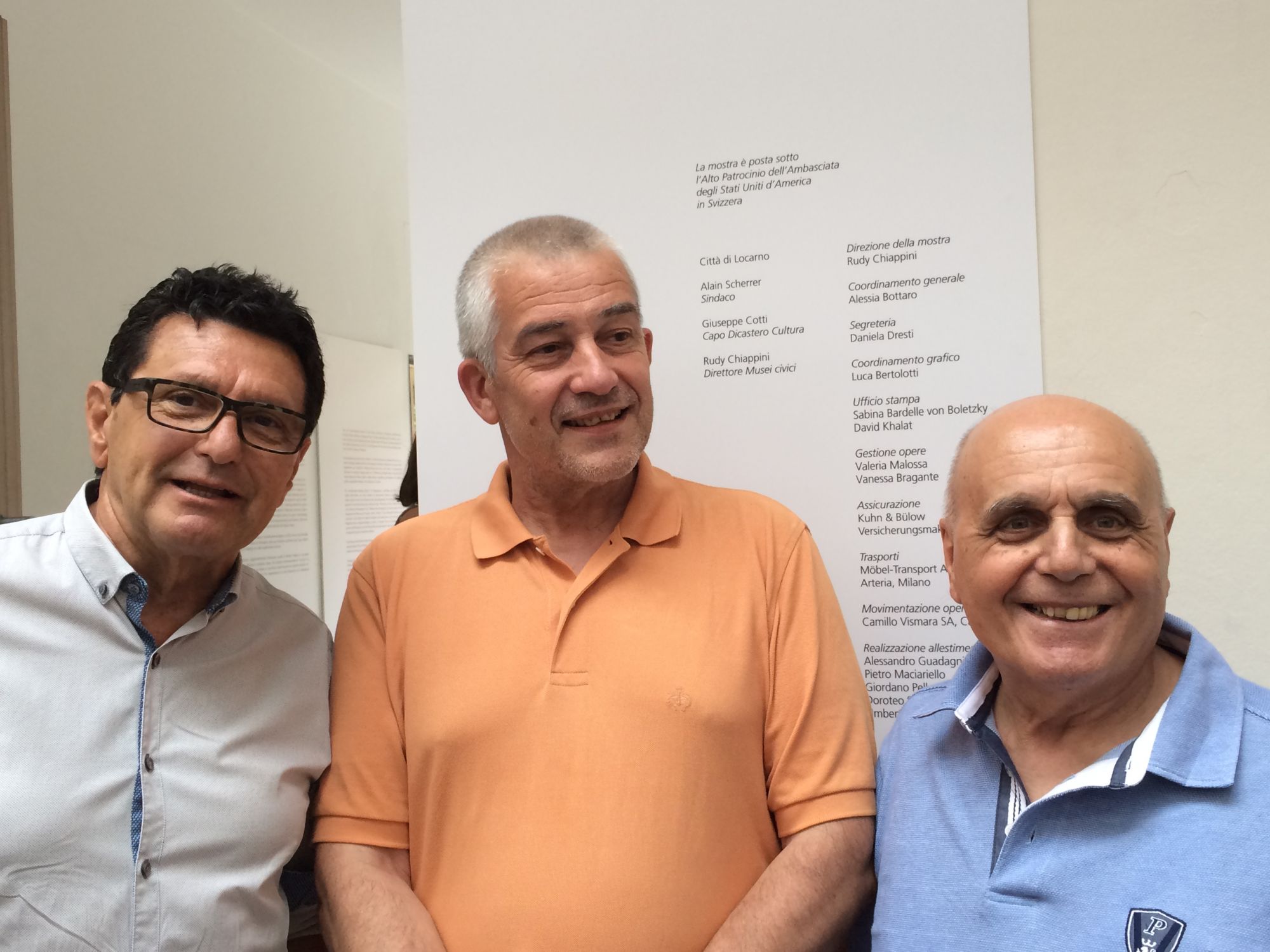 Luciano Carazzetti, Paolo Blendinger, Giuseppe Monguzzi, 2018