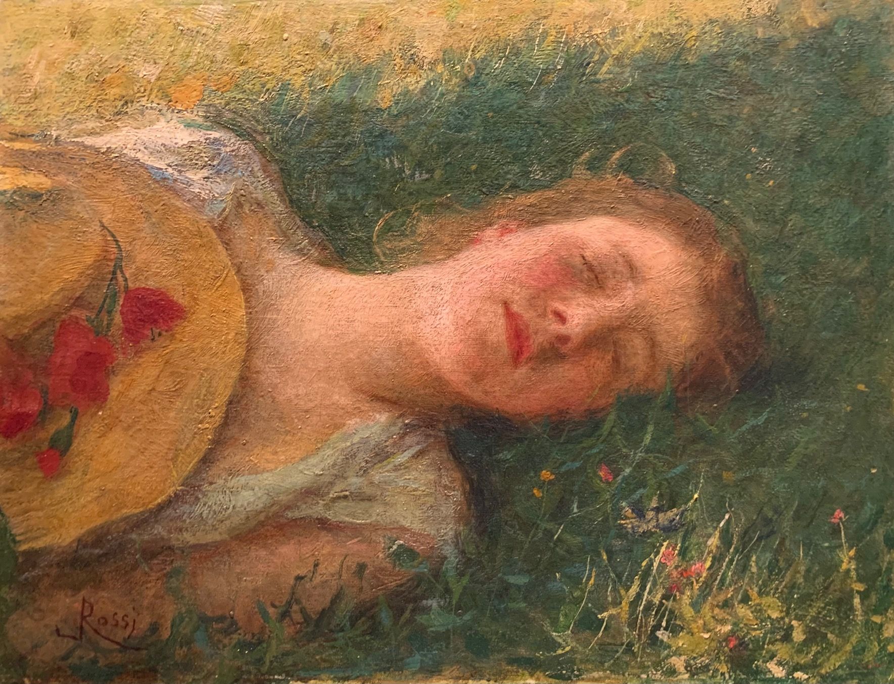 Luigi Rossi, Il sonno, 1908 - 1910, olio su tela