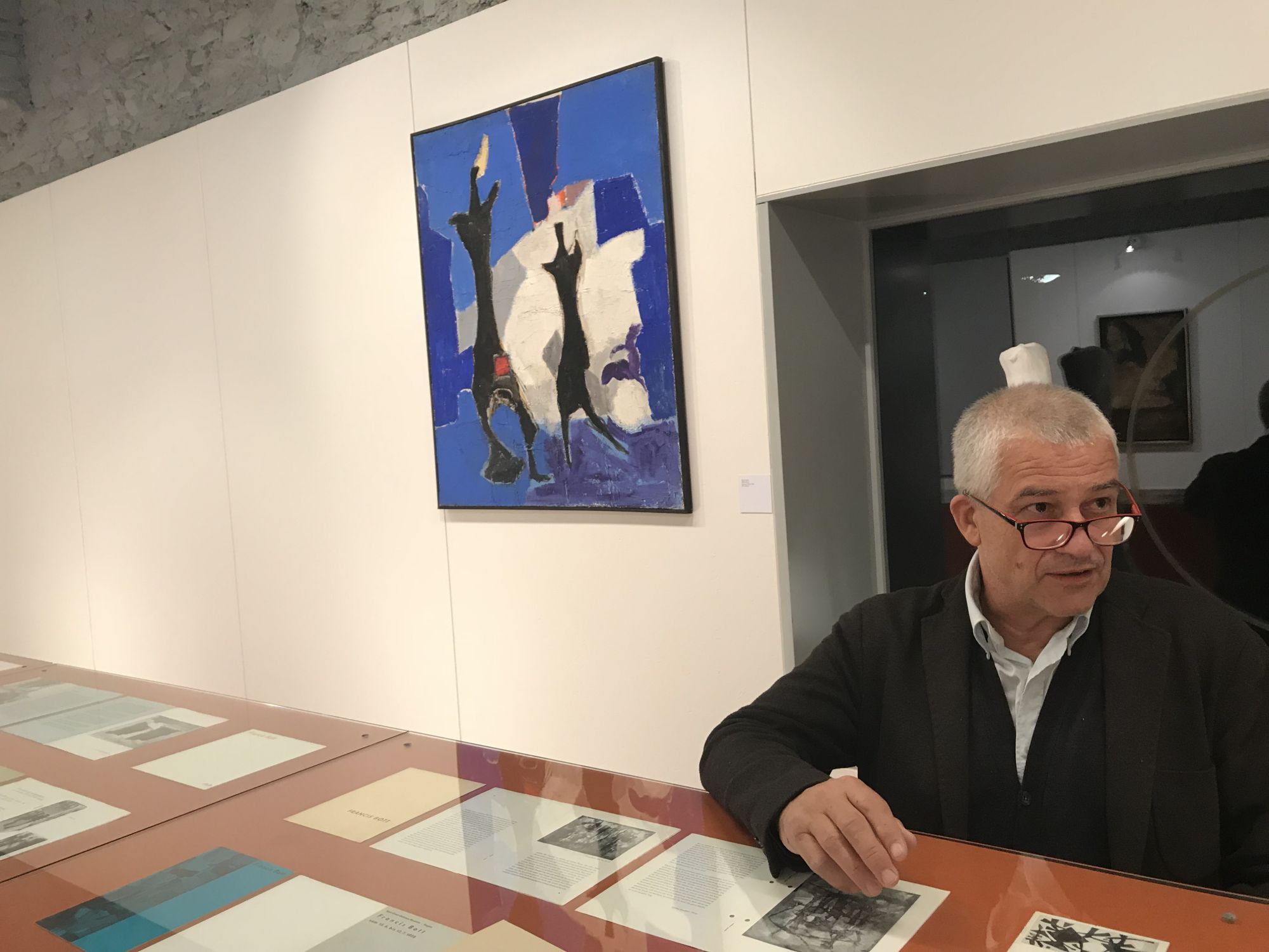 Paolo Blendinger, mostra di Francis Bott a Massagno 2018