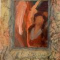 Finestra e specchio, 2019, tecnica mista, 30 x 20 cm