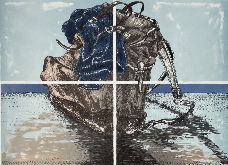 TRAVAGLINI Peter Peter Travaglini, 1980, litografia a colori (22/100),29 x 39.5 cm