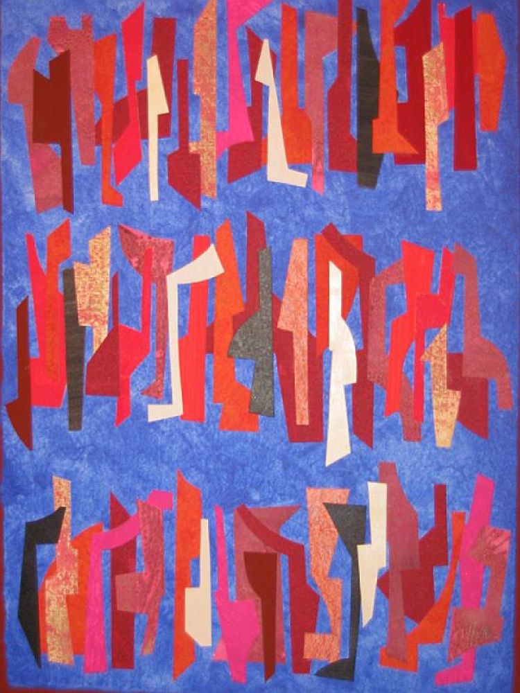 BLENDINGER Paolo Paolo Blendinger, Composizione, 1990, collage, 42 x 31 cm